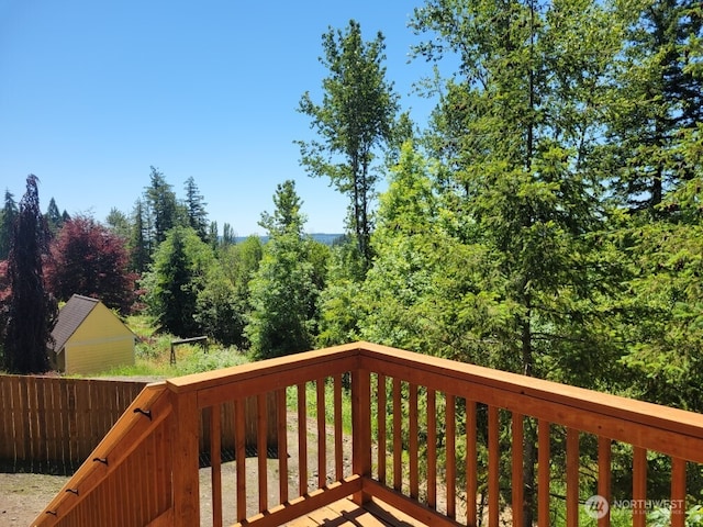 117 Sundown Ct, Chehalis, WA 98532 - view of deck