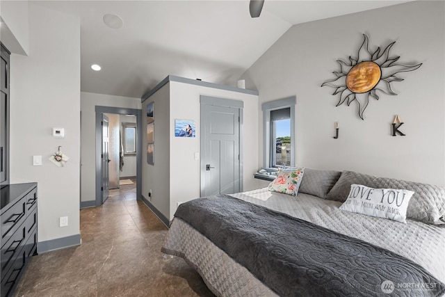 111 Wren Loop SW, Mattawa, WA 99349 - bedroom with vaulted ceiling and recessed lighting
