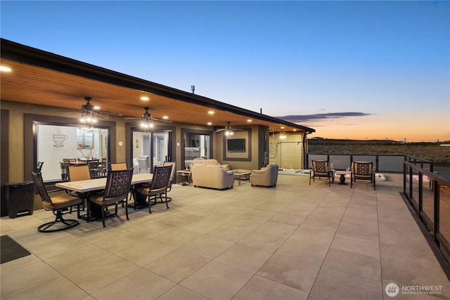 111 Wren Loop SW, Mattawa, WA 99349 - view of patio featuring an outdoor living space and outdoor dining space