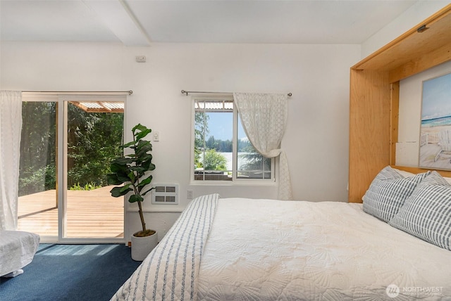 11009E Lake Joy Dr NE, Carnation, WA 98014 - bedroom featuring access to exterior and carpet
