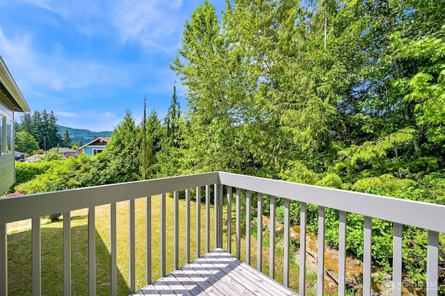 1999 Governor Rd, Bellingham, WA 98229 - wooden deck with a lawn