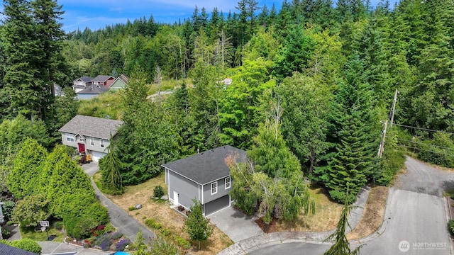 1999 Governor Rd, Bellingham, WA 98229 - drone / aerial view of a heavily wooded area