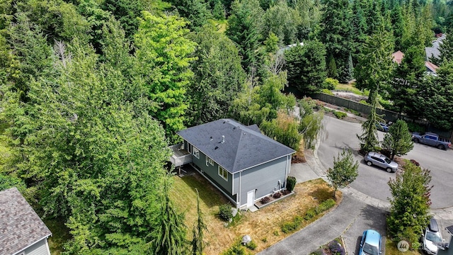 1999 Governor Rd, Bellingham, WA 98229 - drone / aerial view of a heavily wooded area