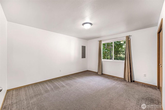 4441 Forgotten Ln, Clinton, WA 98236 - carpeted empty room with electric panel and baseboards