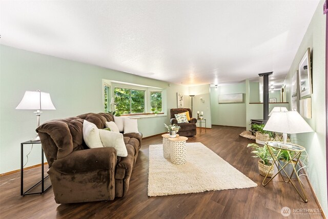 10320 46th Ave SE, Olympia, WA 98513 - living area with wood finished floors