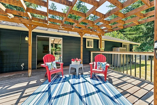 10320 46th Ave SE, Olympia, WA 98513 - deck featuring a pergola