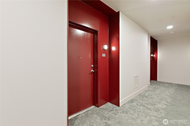 1085 103rd Ave NE Unit 203, Bellevue, WA 98004 - hall featuring carpet flooring and baseboards