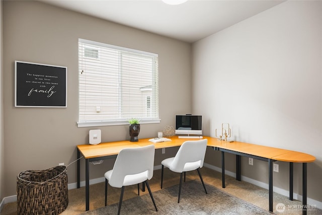 35681 30th Ave S, Federal Way, WA 98003 - home office featuring carpet floors and baseboards