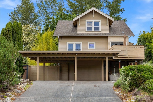 1814 SW 347th Pl, Federal Way, WA 98023 - view of front of house with driveway, an attached garage, and a shingled roof
