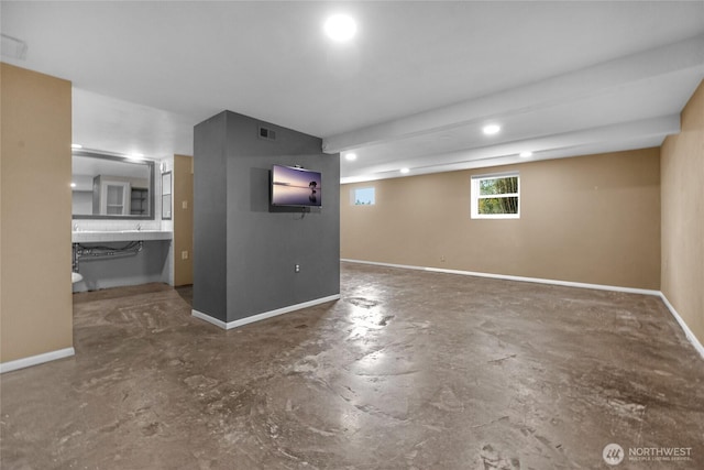 1814 SW 347th Pl, Federal Way, WA 98023 - basement featuring baseboards