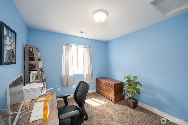 1300 W Marina Dr Unit 1, Moses Lake, WA 98837 - home office with carpet floors and baseboards
