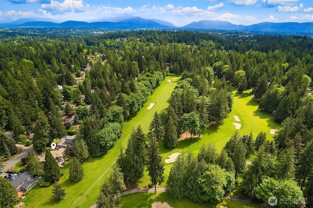 2805 Sahalee Dr E, Sammamish, WA 98074 - bird's eye view of a mountainous background and a forest