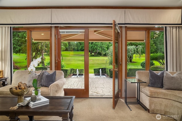 2805 Sahalee Dr E, Sammamish, WA 98074 - doorway featuring carpet