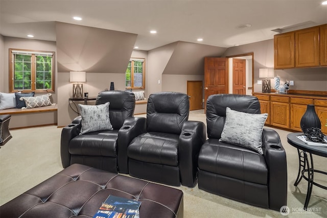 2805 Sahalee Dr E, Sammamish, WA 98074 - home theater room with carpet floors and recessed lighting