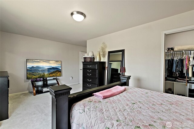 813 SW 363rd Pl, Federal Way, WA 98023 - carpeted bedroom with baseboards and a closet