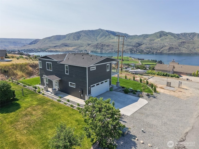 200 Pinnacle Pl, Chelan, WA 98816 - view from above of property featuring a water and mountain view