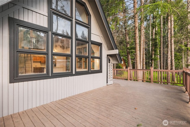 17118 Riverview Way E, Enumclaw, WA 98022 - view of wooden deck
