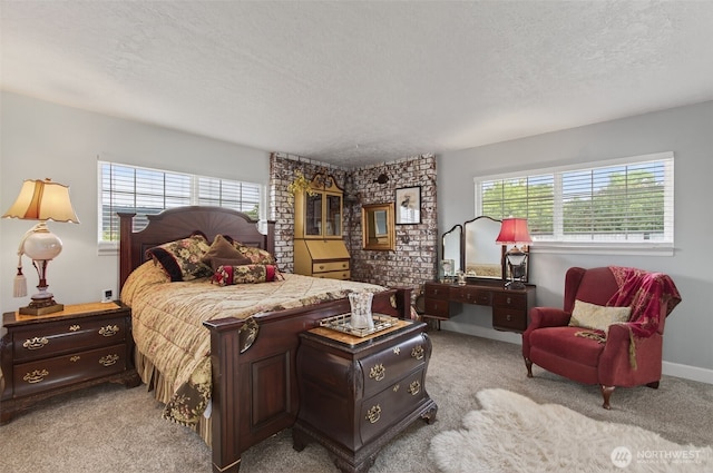 10 E Sunny Sands Rd, Cathlamet, WA 98612 - bedroom with light colored carpet and a textured ceiling