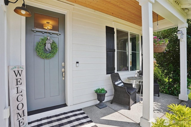 648 S Davis St, Buckley, WA 98321 - doorway to property featuring covered porch