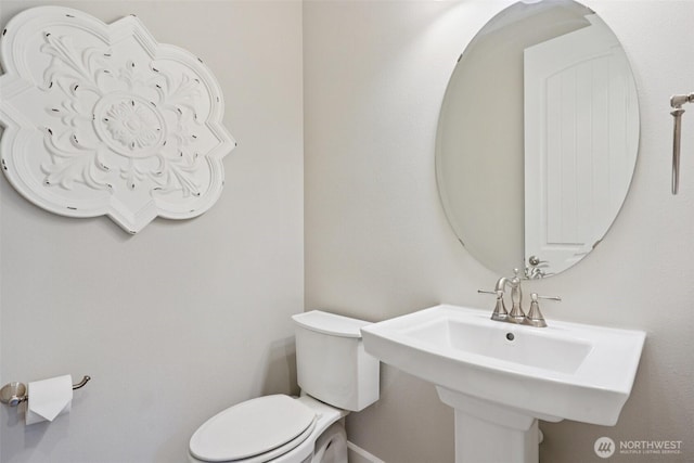 648 S Davis St, Buckley, WA 98321 - half bathroom with toilet and a sink