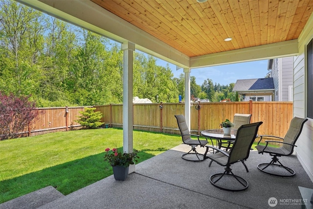 648 S Davis St, Buckley, WA 98321 - view of patio / terrace featuring outdoor dining area