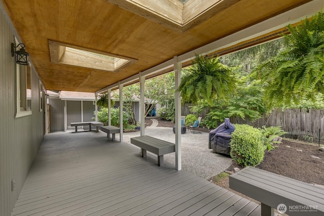 1728 106th St SW, Everett, WA 98204 - wooden deck featuring a fenced backyard