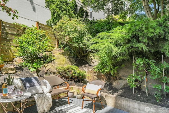 919 2nd Ave W Unit 103, Seattle, WA 98119 - view of patio featuring a deck