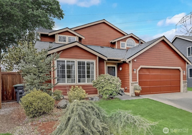22506 SE 277th Pl, Maple Valley, WA 98038 - view of front of property featuring a garage, concrete driveway, and a shingled roof