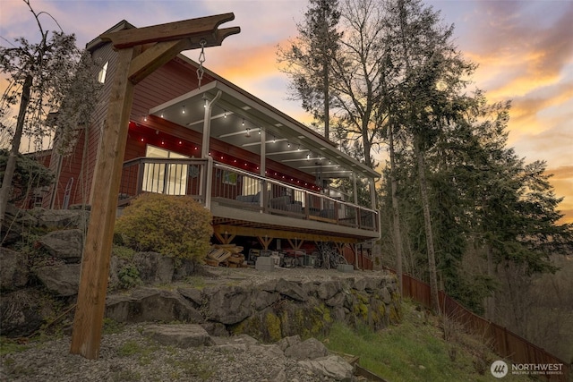 22506 SE 277th Pl, Maple Valley, WA 98038 - rear view of property featuring a deck