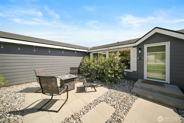 14617 Diamond Ave, Entiat, WA 98822 - view of patio / terrace featuring a fire pit