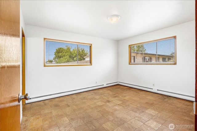 9023 Mcconnell Dr Unit B, Moses Lake, WA 98837 - unfurnished room with baseboard heating and a baseboard radiator