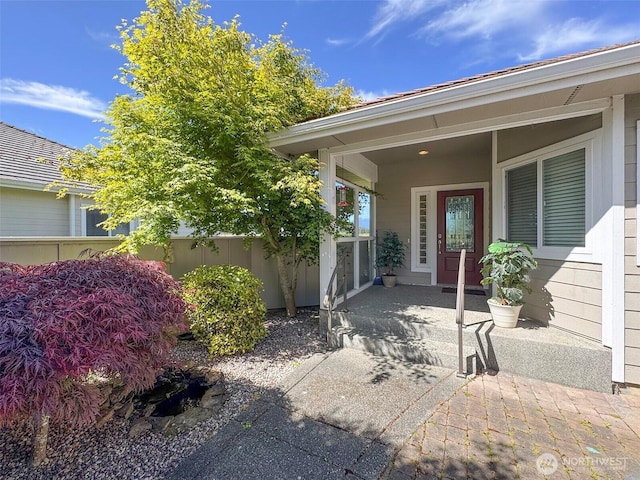 40 Cascadia Loop, Sequim, WA 98382 - view of exterior entry featuring a porch