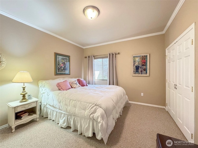 40 Cascadia Loop, Sequim, WA 98382 - bedroom featuring ornamental molding, carpet, and baseboards