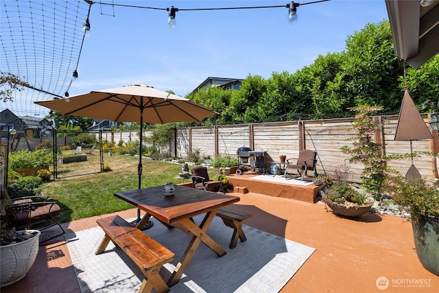 4908 N Winnifred, Ruston, WA 98407 - view of patio with outdoor dining area and grilling area