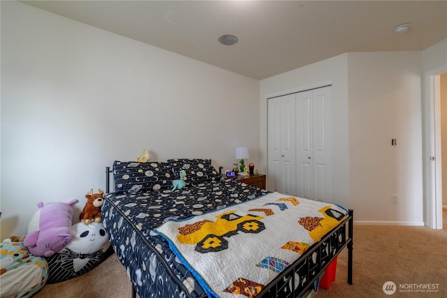 7615 14th St SE, Lake Stevens, WA 98258 - carpeted bedroom with a closet and baseboards