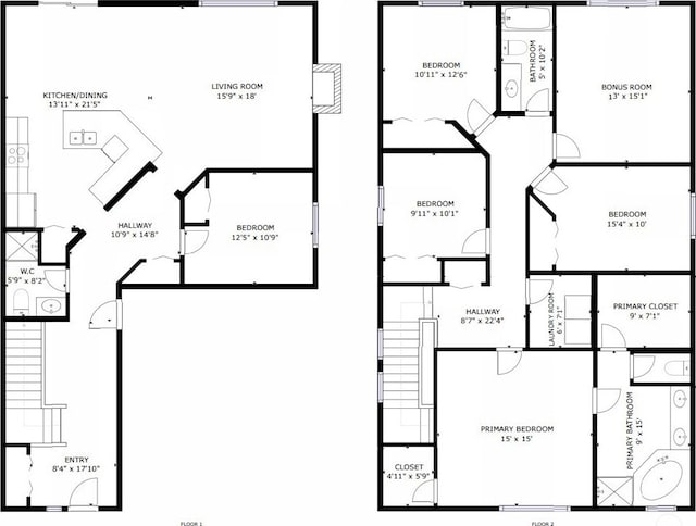7615 14th St SE, Lake Stevens, WA 98258 - floor plan / room layout