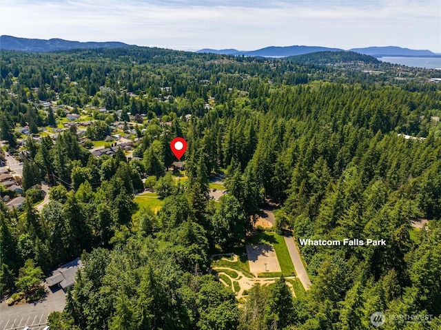 3536 Arbor St, Bellingham, WA 98229 - view of property location with a forest and a mountainous background