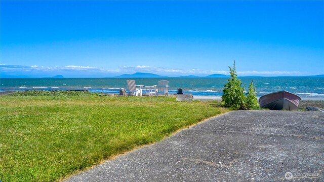1811 Edwards Dr, Point Roberts, WA 98281 - water view with a mountain backdrop
