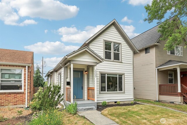 1022 N Anderson St, Tacoma, WA 98406 - view of front of home with a front yard