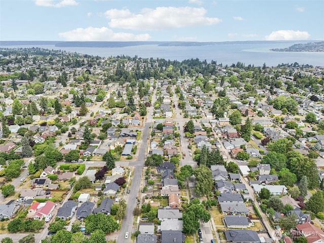 1022 N Anderson St, Tacoma, WA 98406 - aerial view of property's location with a nearby body of water and nearby suburban area
