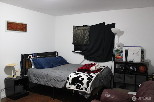 418 SW Canyon Loop, Winlock, WA 98596 - bedroom with wood finished floors
