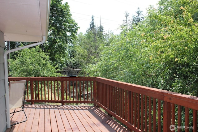418 SW Canyon Loop, Winlock, WA 98596 - view of deck