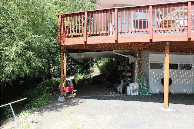 418 SW Canyon Loop, Winlock, WA 98596 - exterior space featuring asphalt driveway and an attached garage