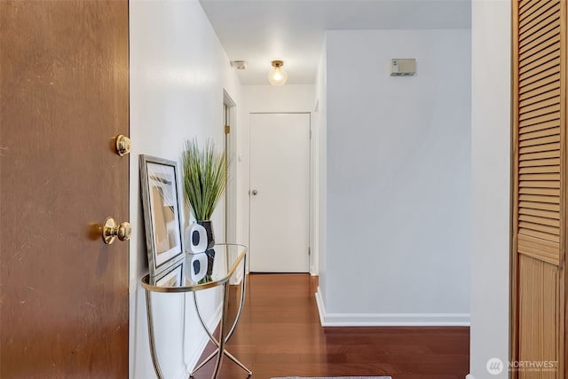 3814 11th Ave W Apt 23, Seattle, WA 98119 - corridor with wood finished floors and baseboards