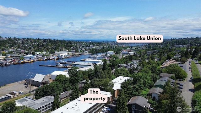 3814 11th Ave W Apt 23, Seattle, WA 98119 - drone / aerial view of a nearby body of water