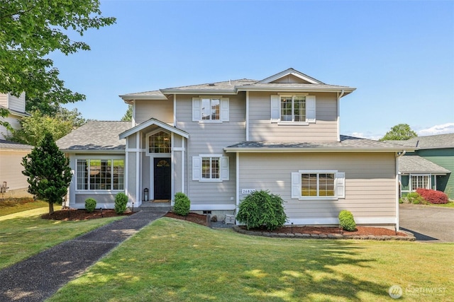 26820 NE 163rd St, Duvall, WA 98019 - traditional home featuring a front lawn and a shingled roof