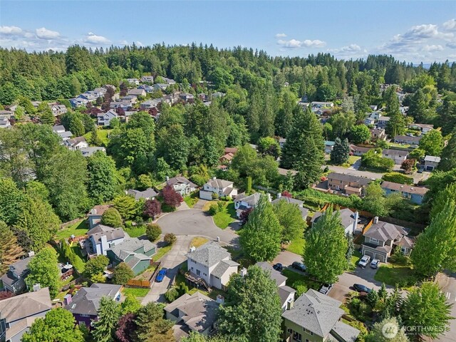 26820 NE 163rd St, Duvall, WA 98019 - aerial view of property's location featuring nearby suburban area and a heavily wooded area