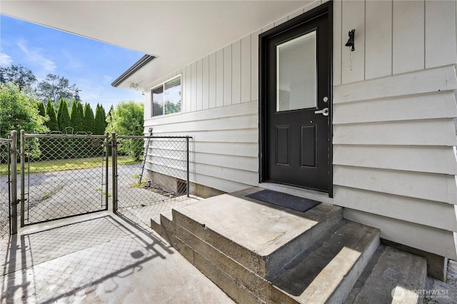 11012 36th St E, Edgewood, WA 98372 - doorway to property with a gate