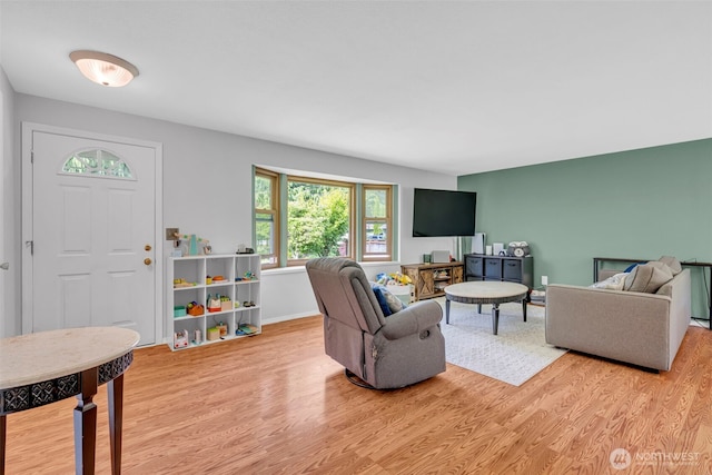 2779 Maple Tree Ln, Camano Island, WA 98282 - living room with light wood-type flooring