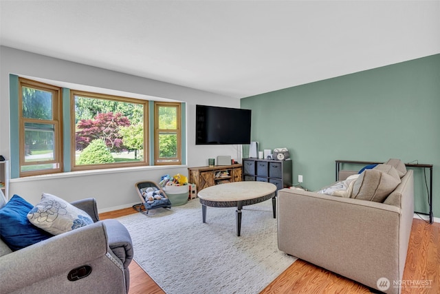 2779 Maple Tree Ln, Camano Island, WA 98282 - living room with wood finished floors and baseboards